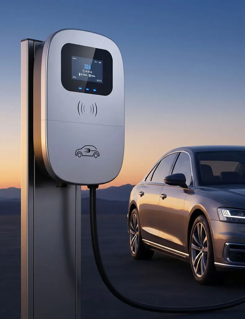 JIGU Smart Life Tuya APP 7kW Elektrofahrzeug-Ladestation Typ2 Typ1 GBT EV-Ladegerät Elektroauto-Ladegerät Wallbox 230V – Detail 3