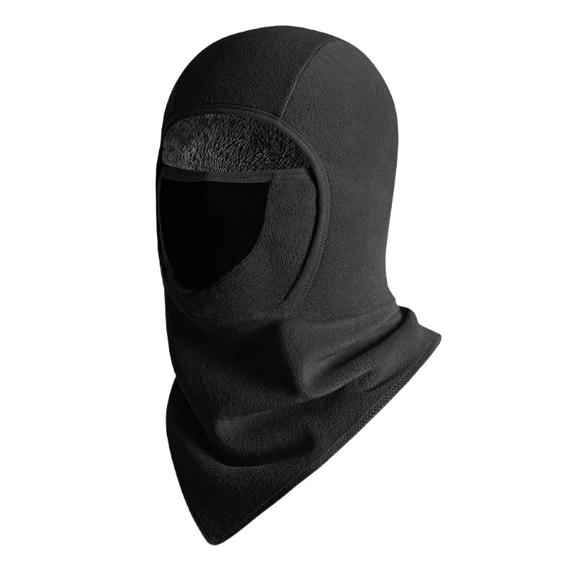 Cappuccio protettivo invernale in velluto per il viso, maschera da sci esterna antivento e resistente al freddo, maschera da ciclismo calda, attrezzatura da sci