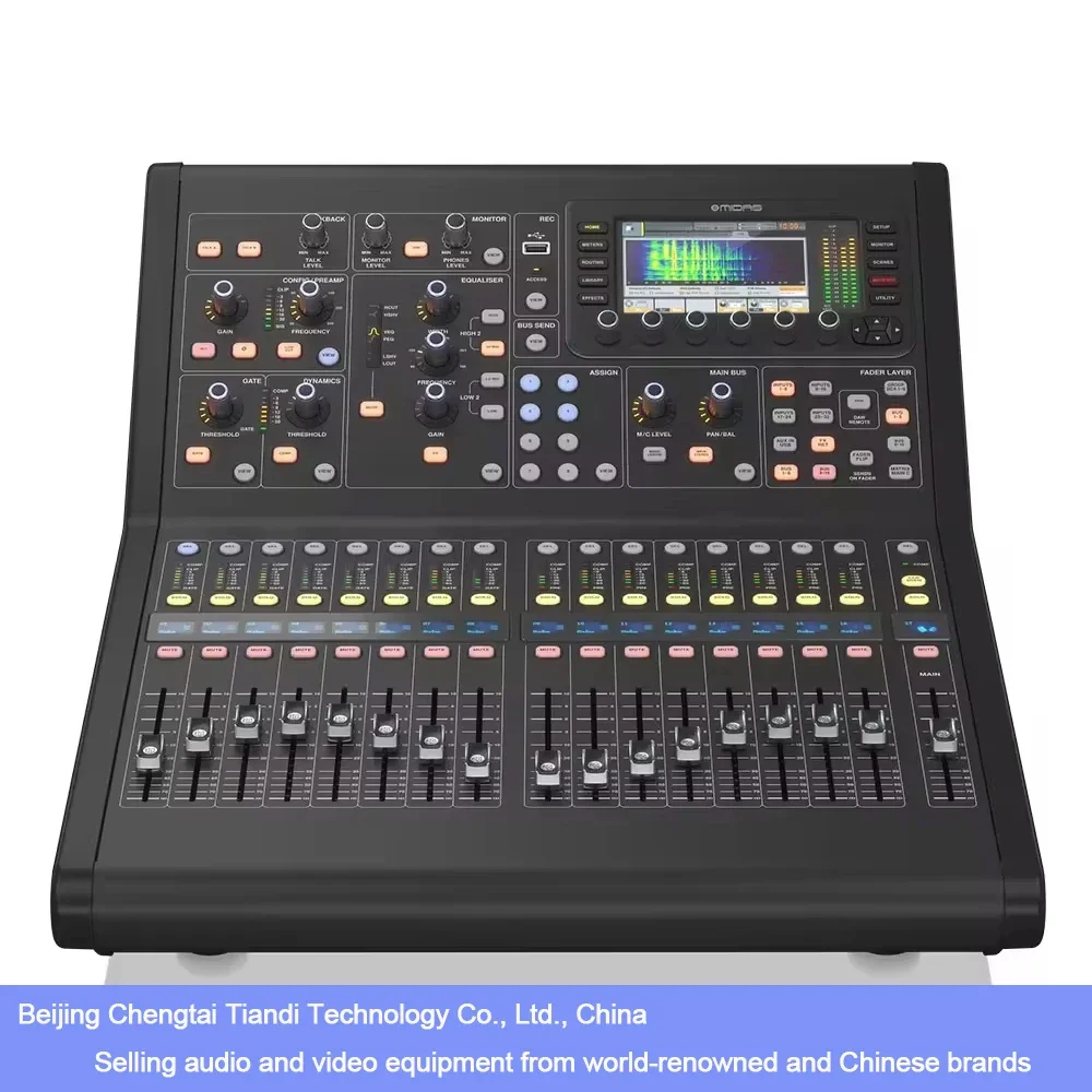 Original Midas M32R Live Digital Console 16 Mic Inputs 8 XLR Outputs Pa System 40-Channel Digital Mixer Stage Audio Equipment