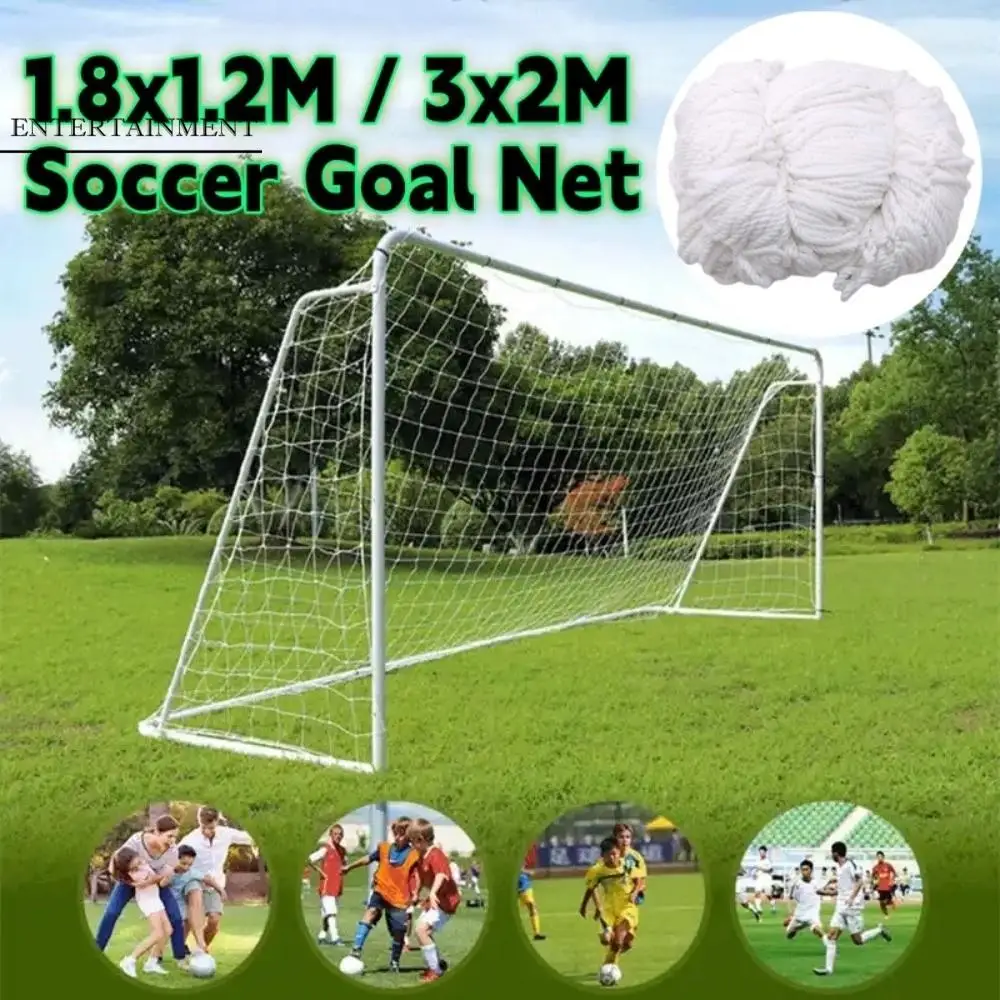 

Training Replacement Football Net Easy Setup Polypropylene Mesh Soccer Goal Net Post Mesh Durable Junior Sports Practice Net