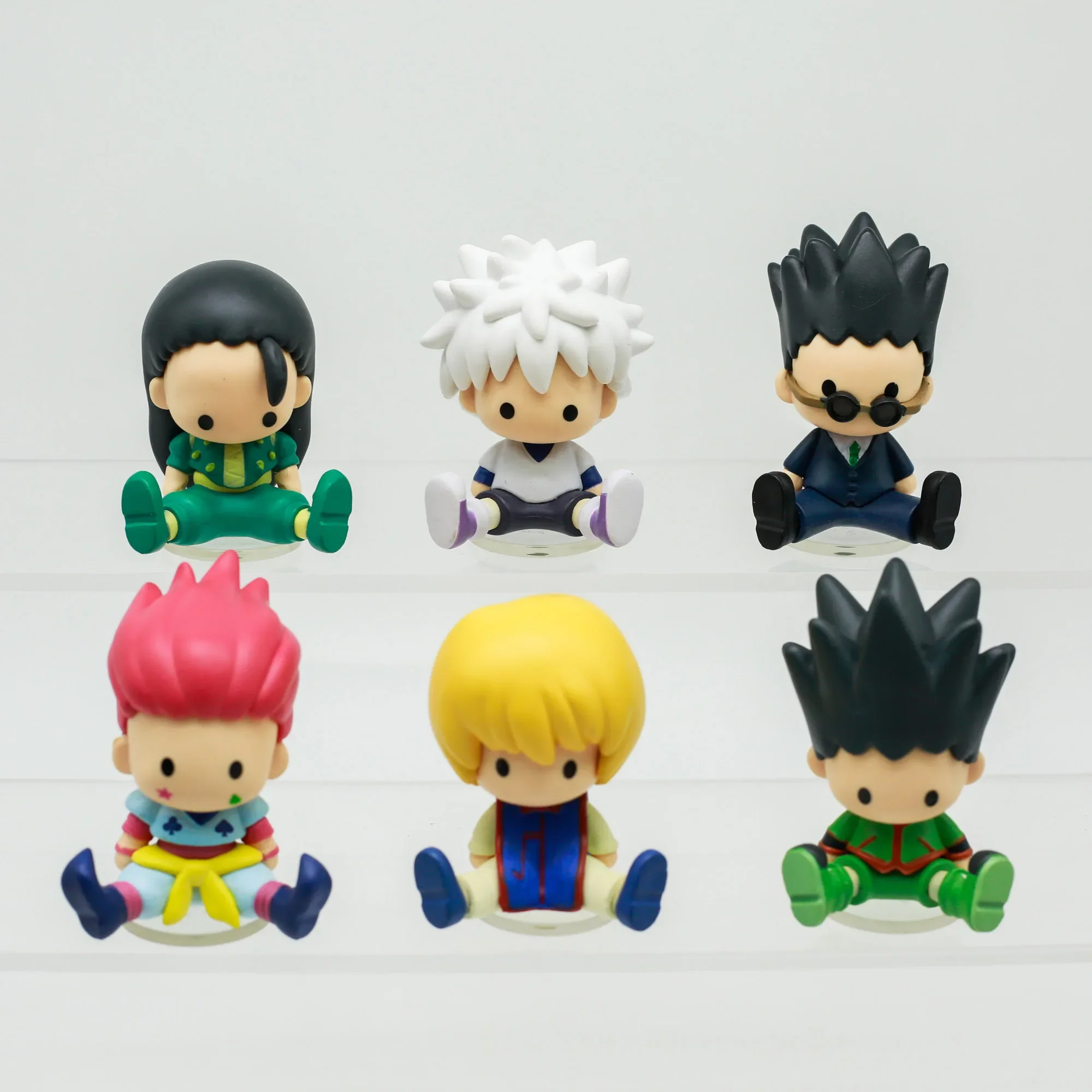 

Rement Hunter Hunter Petado Series Blind Box Toys Anime Figures Gon Freecss Leorio Kurapika Hisoka Desk Car Decor Collectible