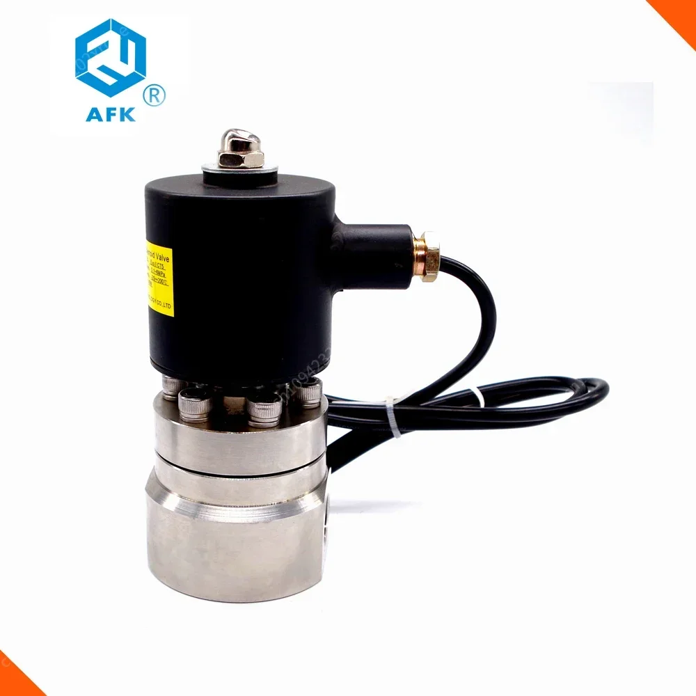 In stock High Pressure 1/2"3/4" 1" Gas Electric Liquid Nitrogen Solenoid Valve