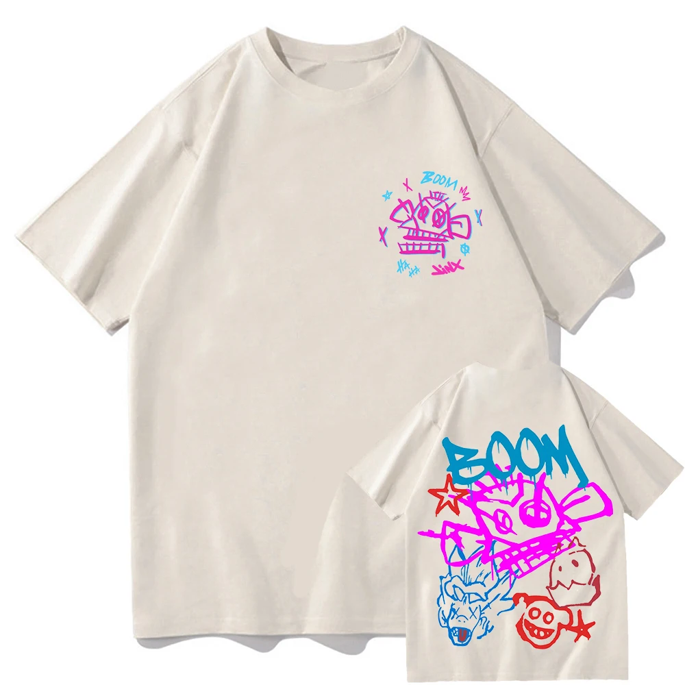 تي شيرت Jinx Arcane Monkey تي شيرت أنيمي كوسبلاي للنساء والرجال للجنسين الجرونج جمالي بأكمام قصيرة 100% قطن مطبوع ملابس صيفية #3