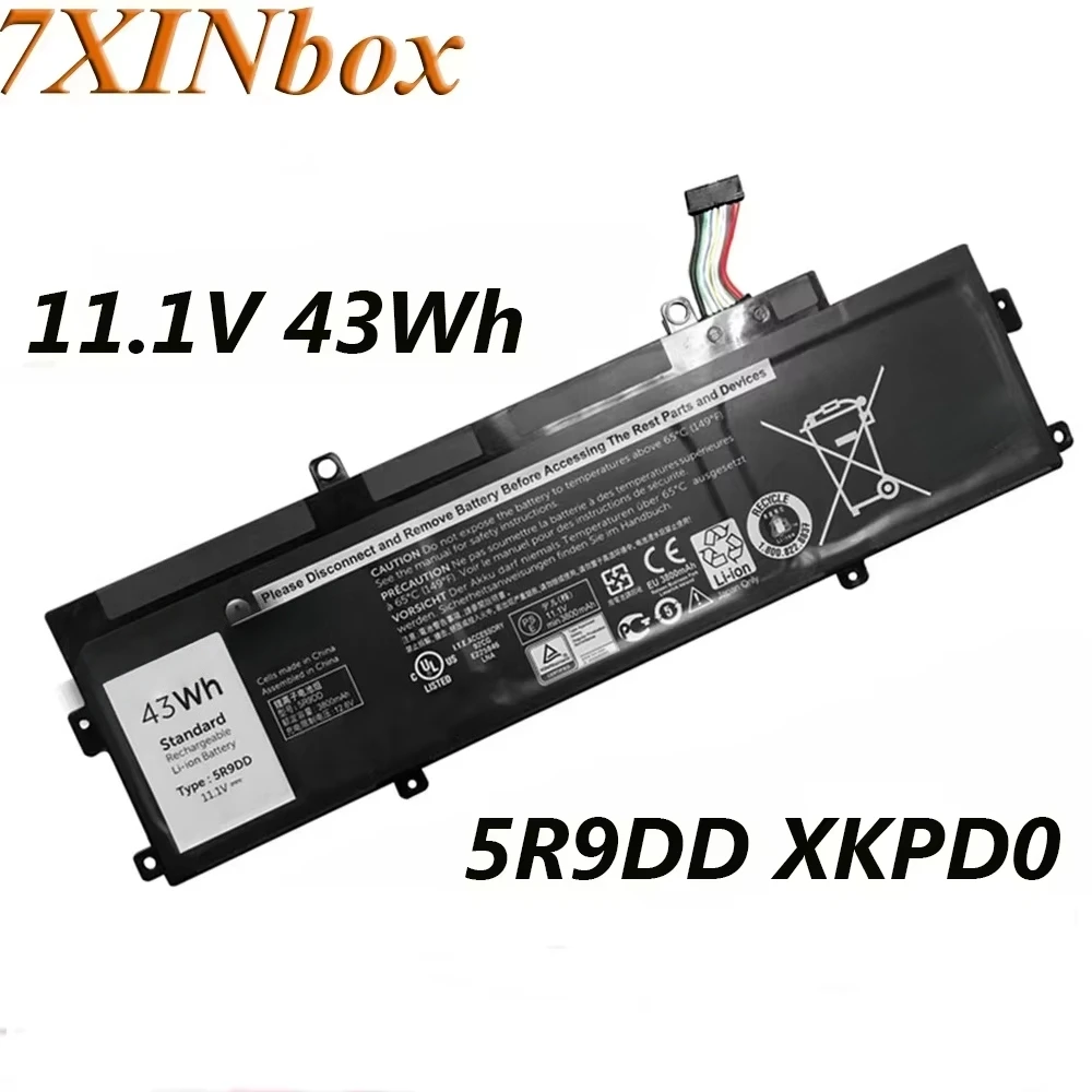 

7XINbox 5R9DD XKPD0 11.1V 3800mAh 43Wh Laptop Battery Compatible For DELL Chromebook 11 3120 P22T Laptop