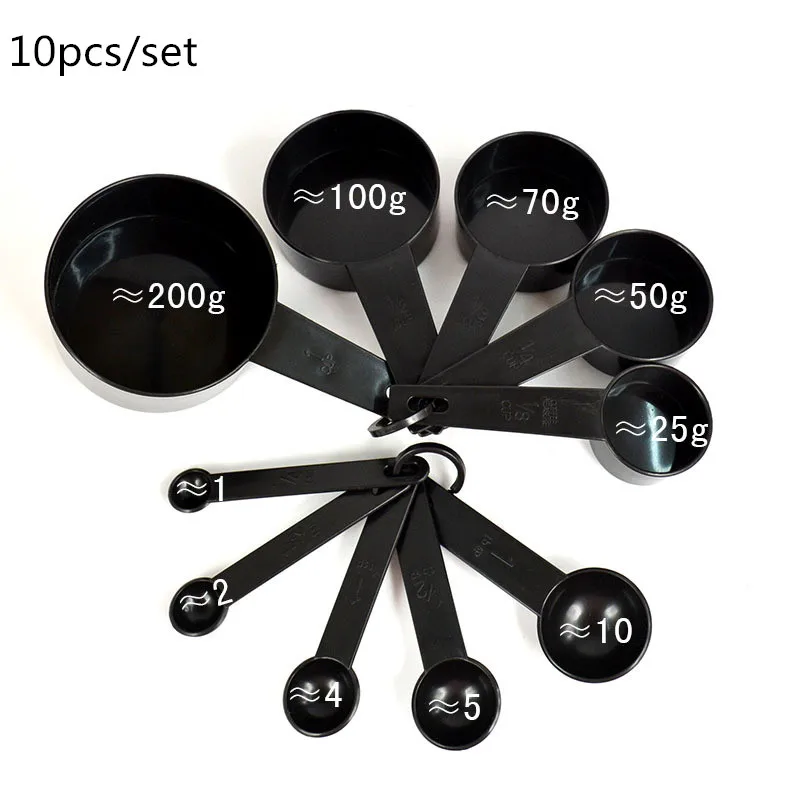 5/10 Stuks Meetinstrumenten Keuken Maatlepels Theelepel Suiker Scoop Cake Bakken Meel Maatbekers Keuken Maatlepels