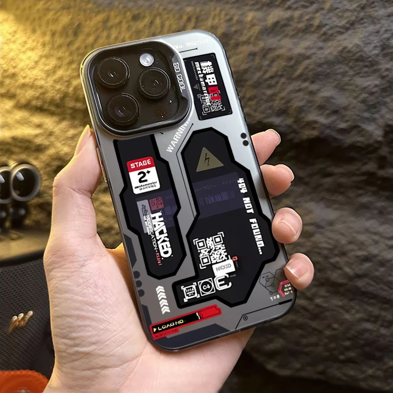 Mecha-Style Graffiti Phone Case for Oppo Realme 15 14 13 12 11 10 9i 8i C75 C65 C63 C55 C53 C35 C33 C20 C21Y C15 Pro Plus 4G 5G - view 4