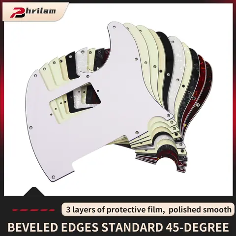 8-hole TL dual Pickguard hole guard plate HH anti scraper, suitable for FD standard TL modern style electric guitar,