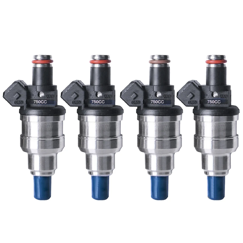 4Pcs New 750Cc Fuel Injector Nozzle for Honda D16 D18 B16 B18 B20 F22 H22 H22A 42LB B D H Series Engines