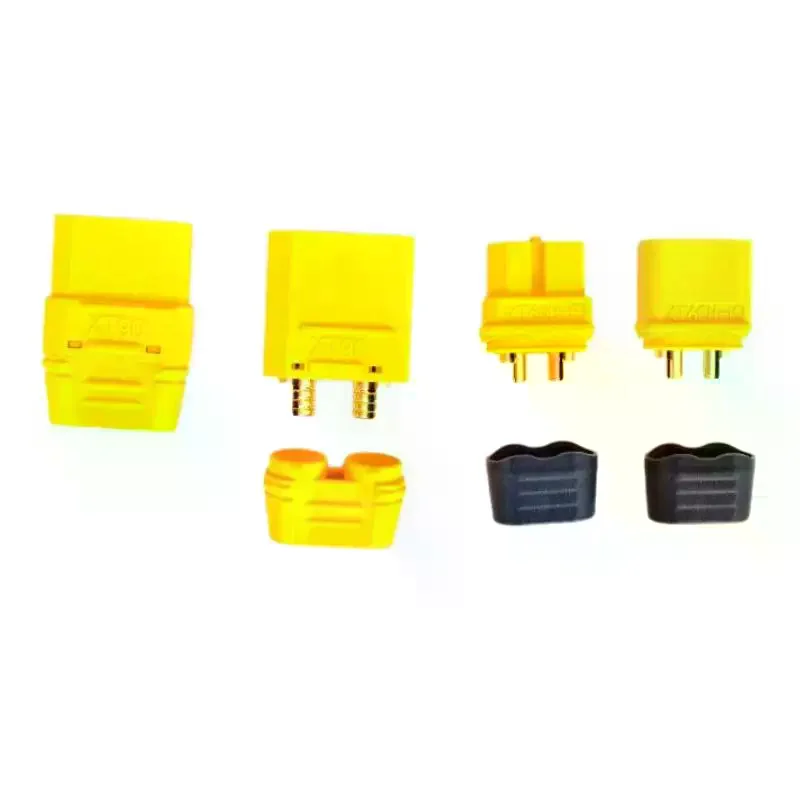 XT90H Male Female Connector High Amp With Waterproof Cover Welding Terminal 1/3 Sets for Electric Scooter Power Interface