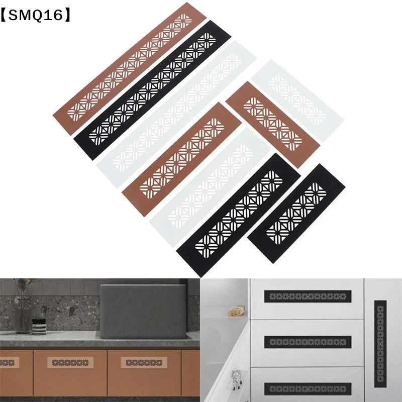 Aluminum Alloy Vents Cover Rectangle 50 Wide Air Vent Decor Louver Breathable Mesh Ventilator Grille Cover【SMQ】
