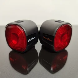 New Bicycle Smart Brake Tail Light USB Rechargeable IP66 Waterproof LED Warning Rear Lamp MTB Road Bike Auto Brake Sensing Light