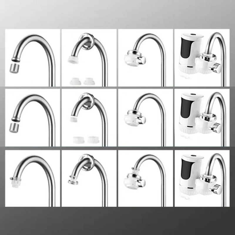 652f Affichage LED Affichage électrique Fauteuse d'eau rapide Fauce chauffage rapide Installation simple