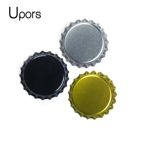 UPORS 100 개/몫 맥주 병 크라운 캡 가정용 양조를위한 산소 흡수 인감 맥주 병 뚜껑