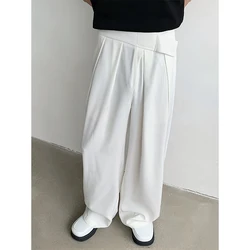 Übergroße Anzughose Herren Fashion Society Herrenanzughose Koreanische lose beiläufige weite Beinhose Herren Büro formelle Hose M-2XL