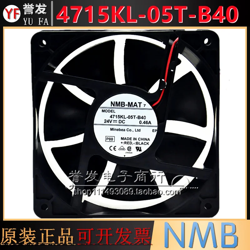جديد الأصلي 4715KL-05T-B40 0.46A 24V 12038 120x120x38 مللي متر مروحة التبريد المبرد