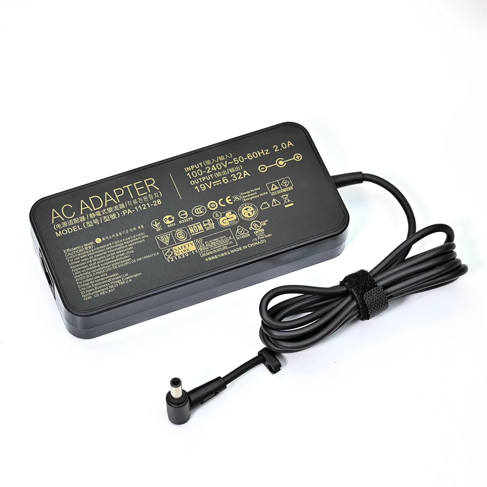 19V 6.32A 120W 6.0*3.7Mm Adapter Oplader Voor Asus Tuf Gaming FX705GM FX705GE FX705GD FX505 FX505GD FX505GE FX505GD FX505DY