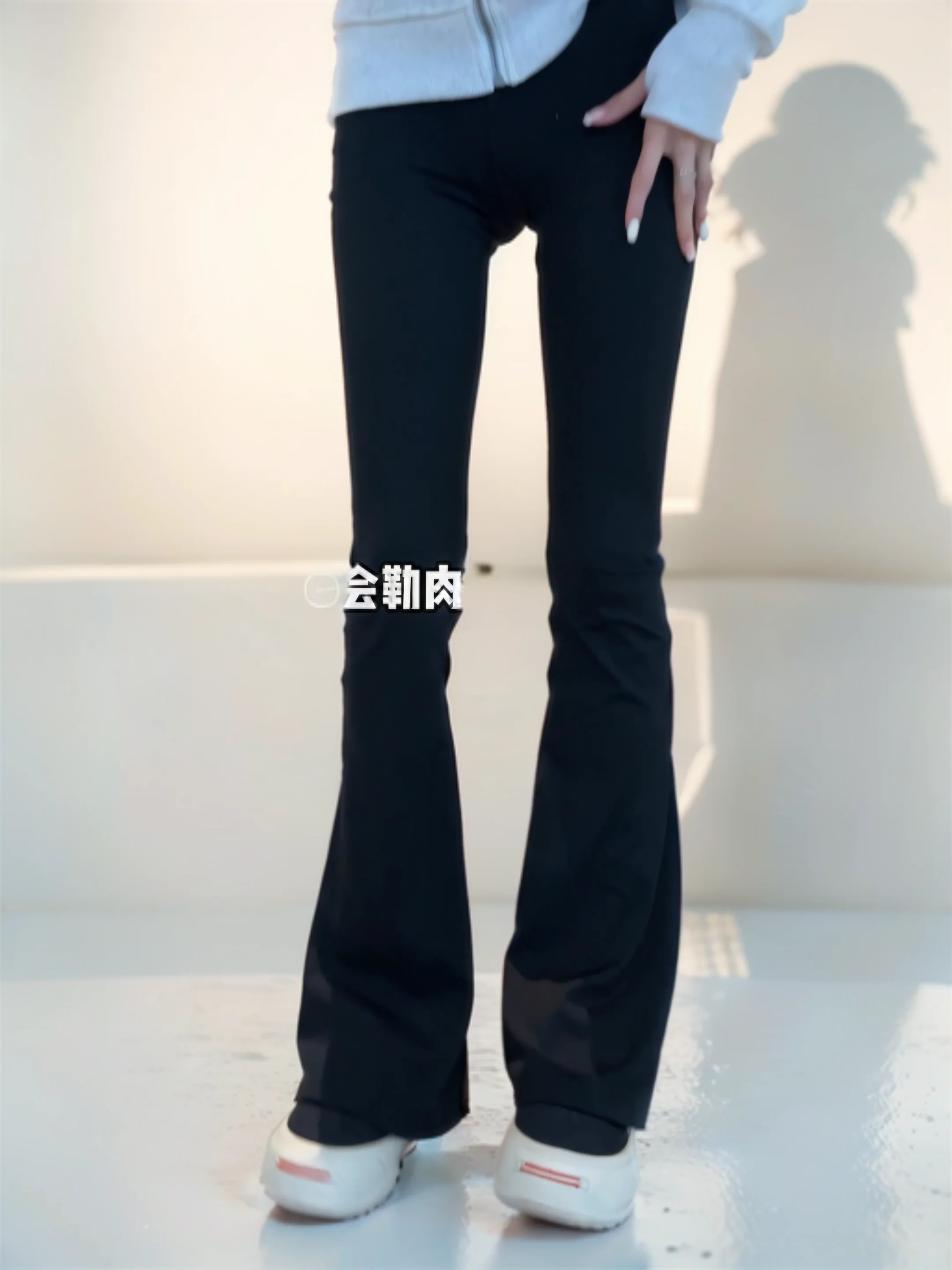 

Women'S Leggings Pants Extended Sizing High-Stretch Mid-Length Drape Smooth Steampunk Tied Plus-Size Stretchability Buttock Sexy