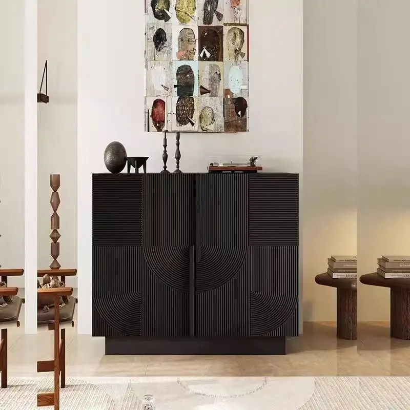 

Nordic Entrance Cabinet Locker Medieval Shoe Cabinet Living Room Dining Side Cabinet Tea Art Decoration Home