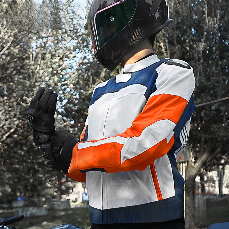 

Motorcycle Riding Suit Racing Suit Motorcycle Equipment Stainless Steel Protective Shell Protective Shell Waterproof Warm Winter