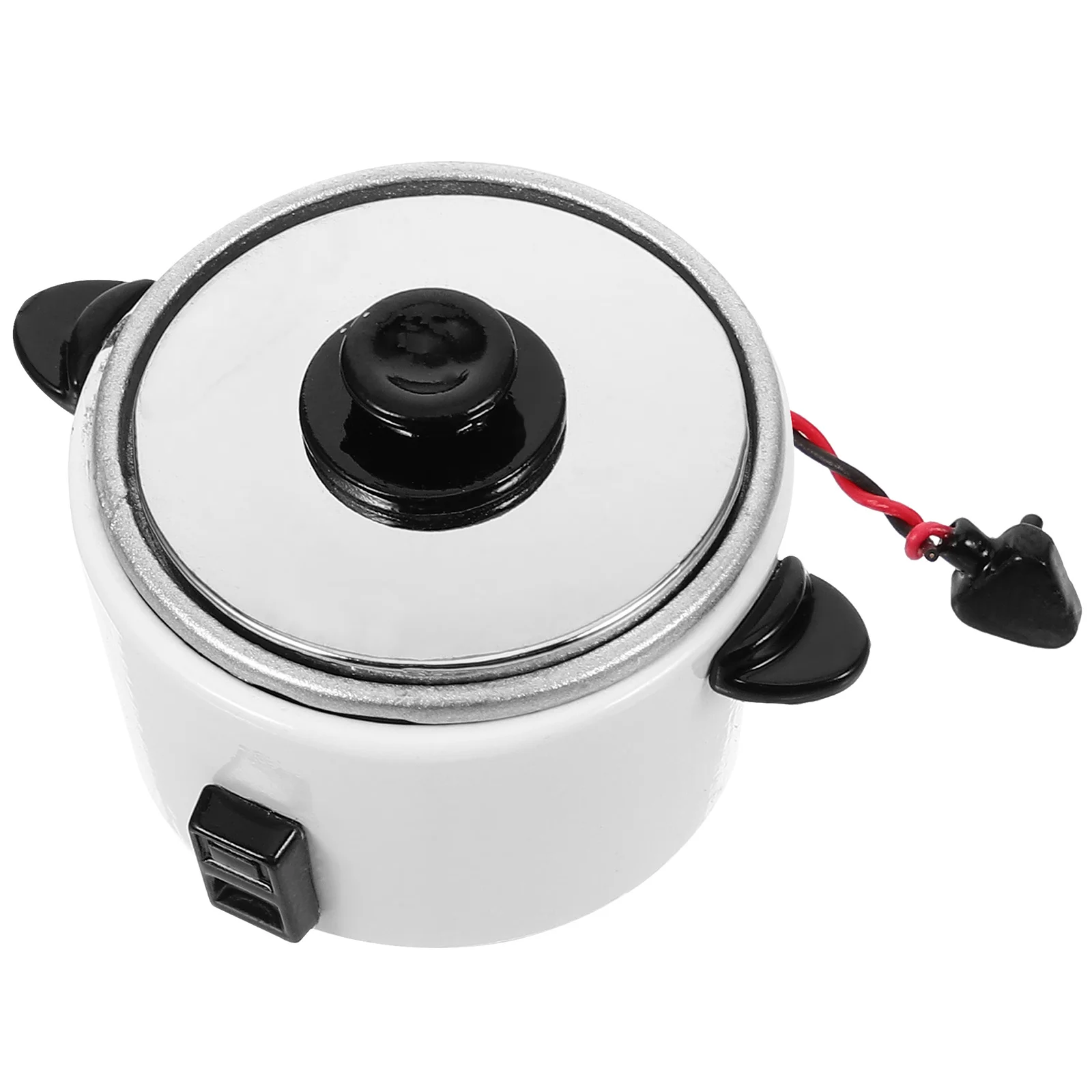 

1:12 DIY Dollhouse Mini Kitchen Simulation Rice Cooker (one Pack) Toy Miniature Small Adornment Metal Accessory Electric Dolls