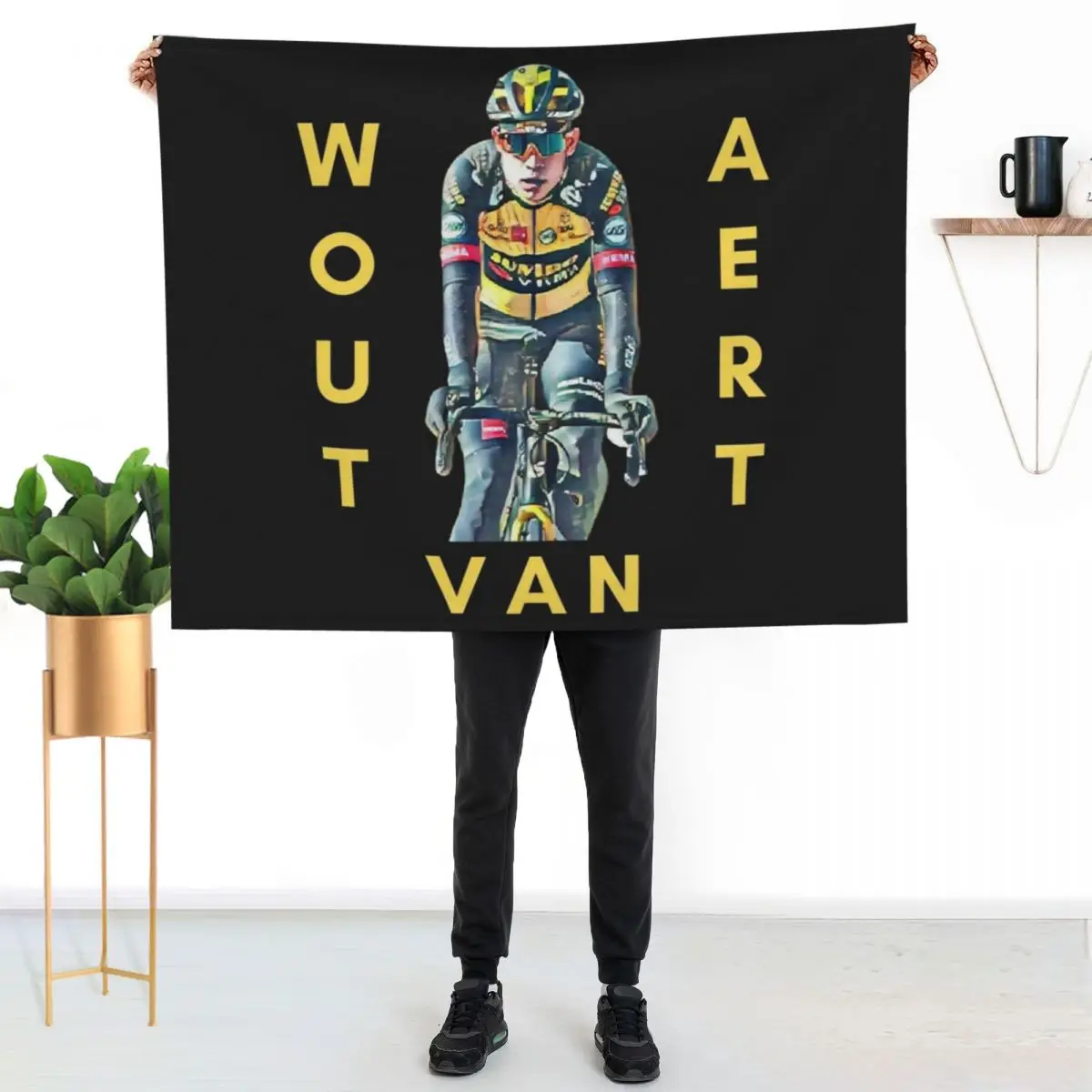 

Wout Van Aert Essential Wout Van Aert Throw Blanket Ultra Soft Flannel Fleece Blanket for All Seasons