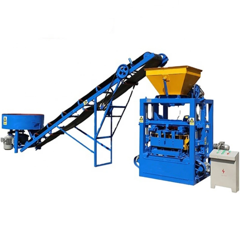 Automatic Hydraulic Cement Paver Brick Machine Making 4.5KW Clay Brick Production Line For Bricks