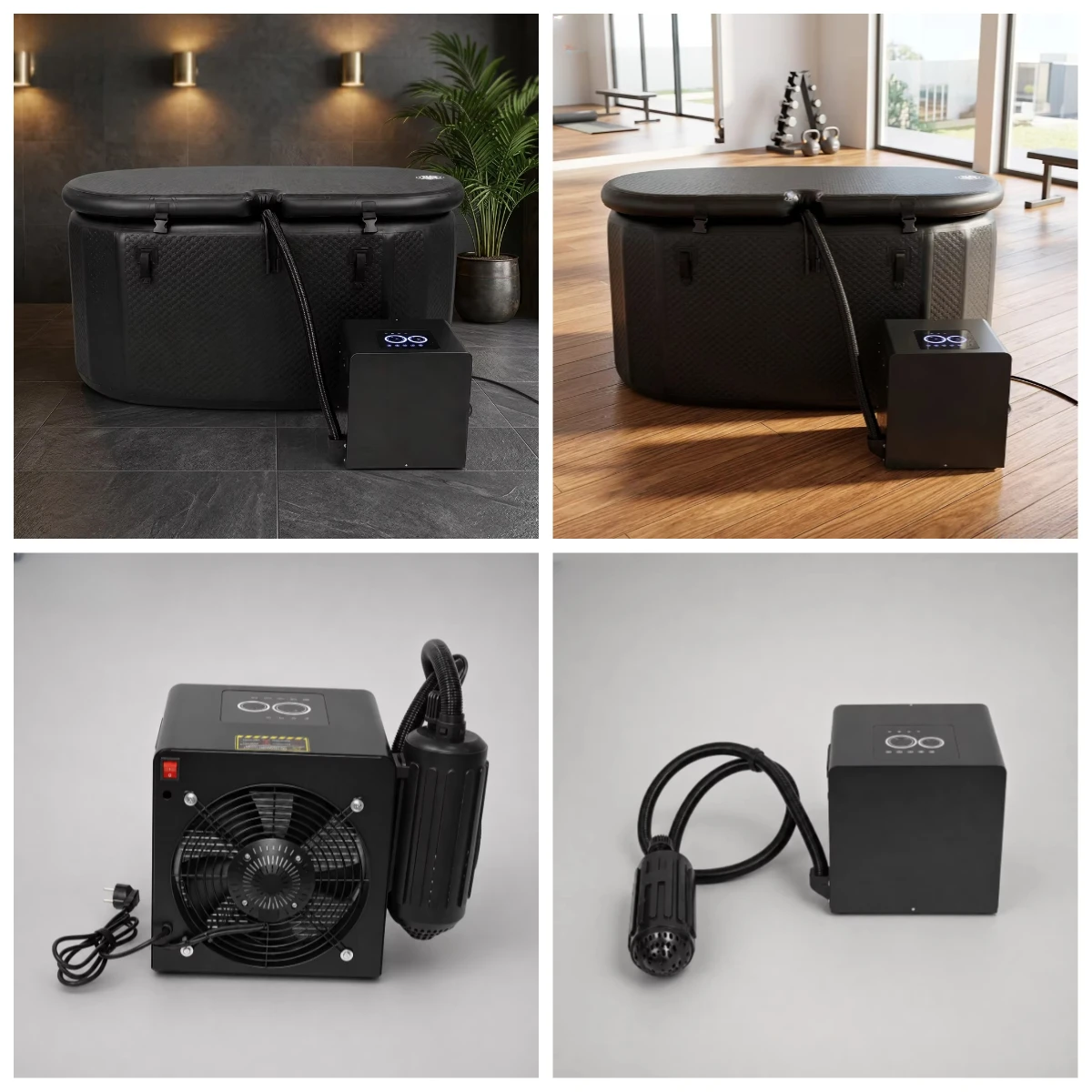 STLF OHO DropChill Ice Bath Chiller R290 Refrigerant 110V 220V Energy Efficient Home Cold Ther‘apy System