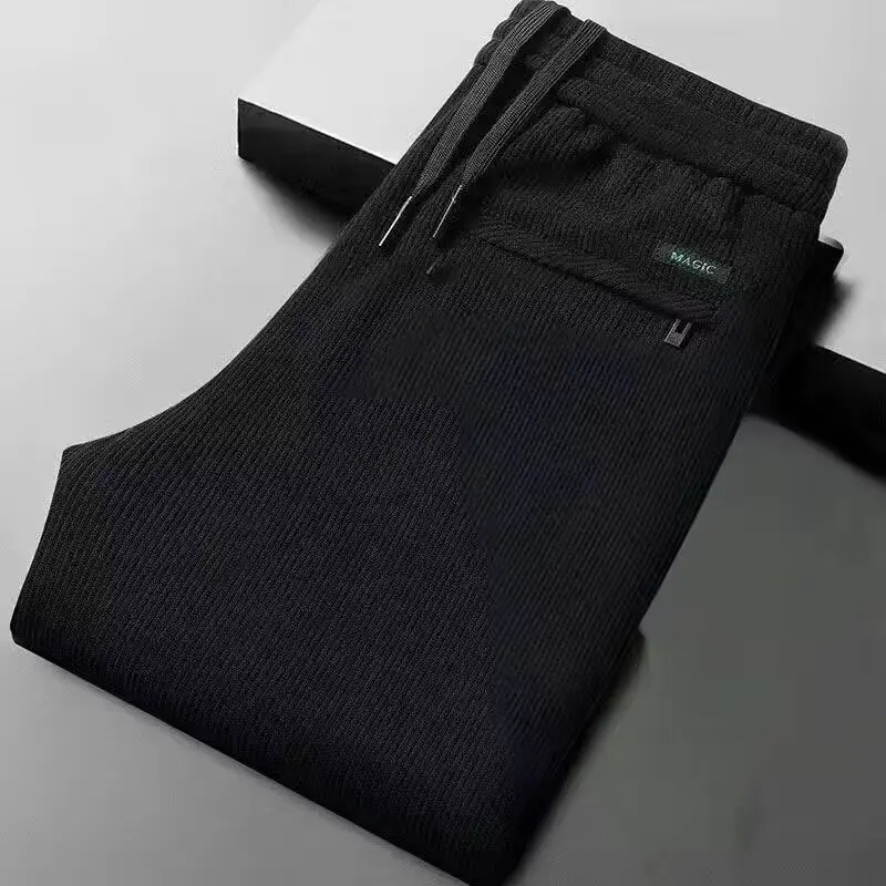 

Women's Corduroy Pants Fleece Lined Loose Fit Sports Casual Trousers Harlan Style Natural Waist High Elasticity Warmth