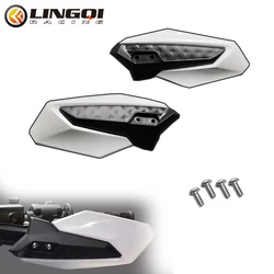 LINGQI RACING Motorcycle Handle Protector Fender Hand Guard Shield HandGuard For   Ultra Bee Dirt Pit Bike Parts
