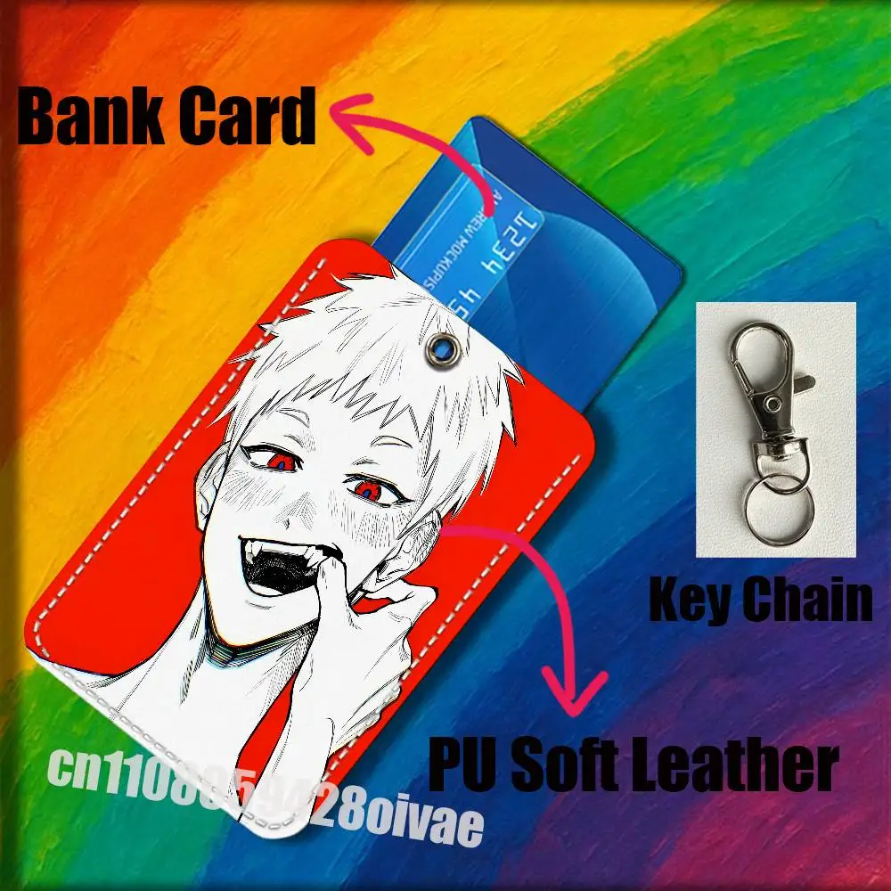 Y-Yoshiki The Summer H-Hikaru Died For ID Clips Credit Bank Work Card Holder Case Badge Bag Ornament Key Keychain