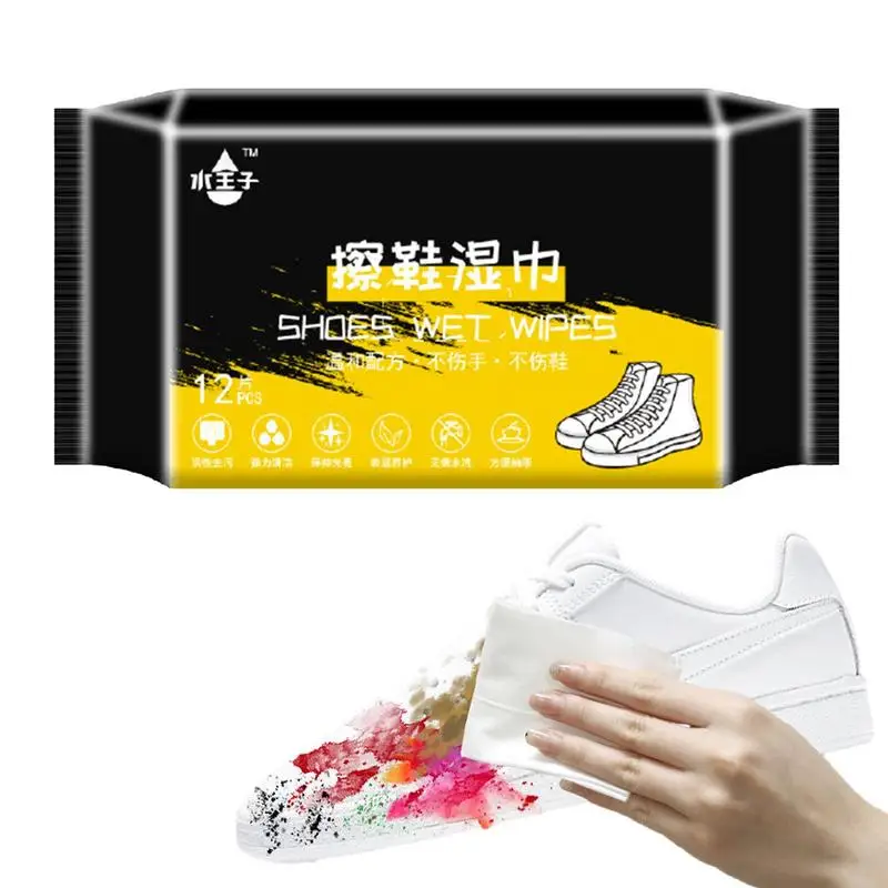 Disposable Shoe Wipes Small White Shoe Cleaning Tools Care Shoes Useful Fast Scrubbing Quick Clean Wipes Shoe Cleaner