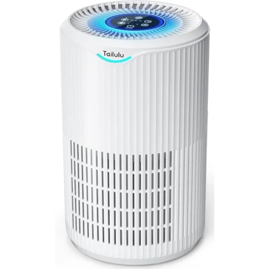 

Air Purifiers for Home Large Room Up to 1680 Ft² H13 HEPA Air Cleaner 360° Air Intake and Outlet Smoke Dust Pollen 15dB Sleep M