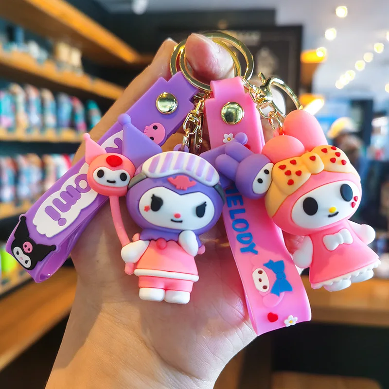 

Headband Style Sanrio Keychain Doll Machine Kurumi Melody Bestie Gift Giveaway Cartoon Cute Personalized Gifts Y2k Fashion