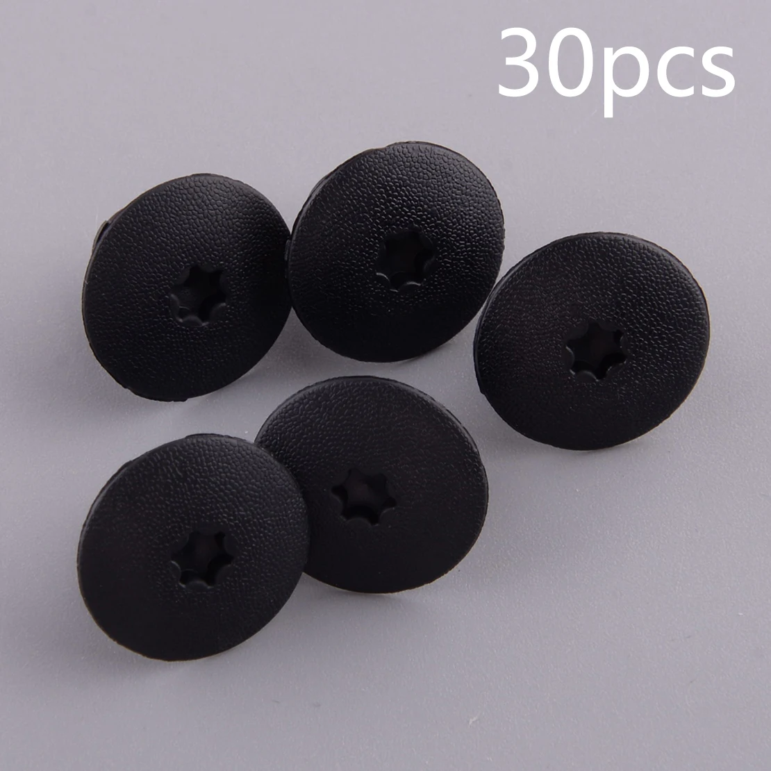 30 unids/set negro capó superior perno retenedor Clip sujetador Nylon apto para Chrysler Dodge Ram 6503339