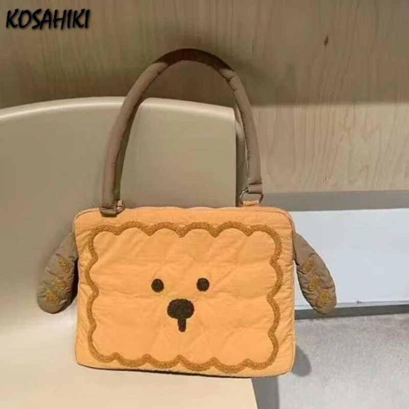 

Japanese Cartoon Kawaii Cute Dog Shoulder Bags Fashion Streetwear Preppy Underarm Bag Chic Y2k Aesthetic Trendy Women's Handbags