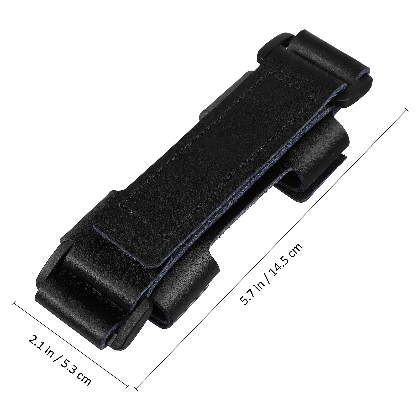 French Horn Hand Guard Premium PU Material Soft Wear Resistant Adjustable Hook Loop Strap Secure Hold Horn