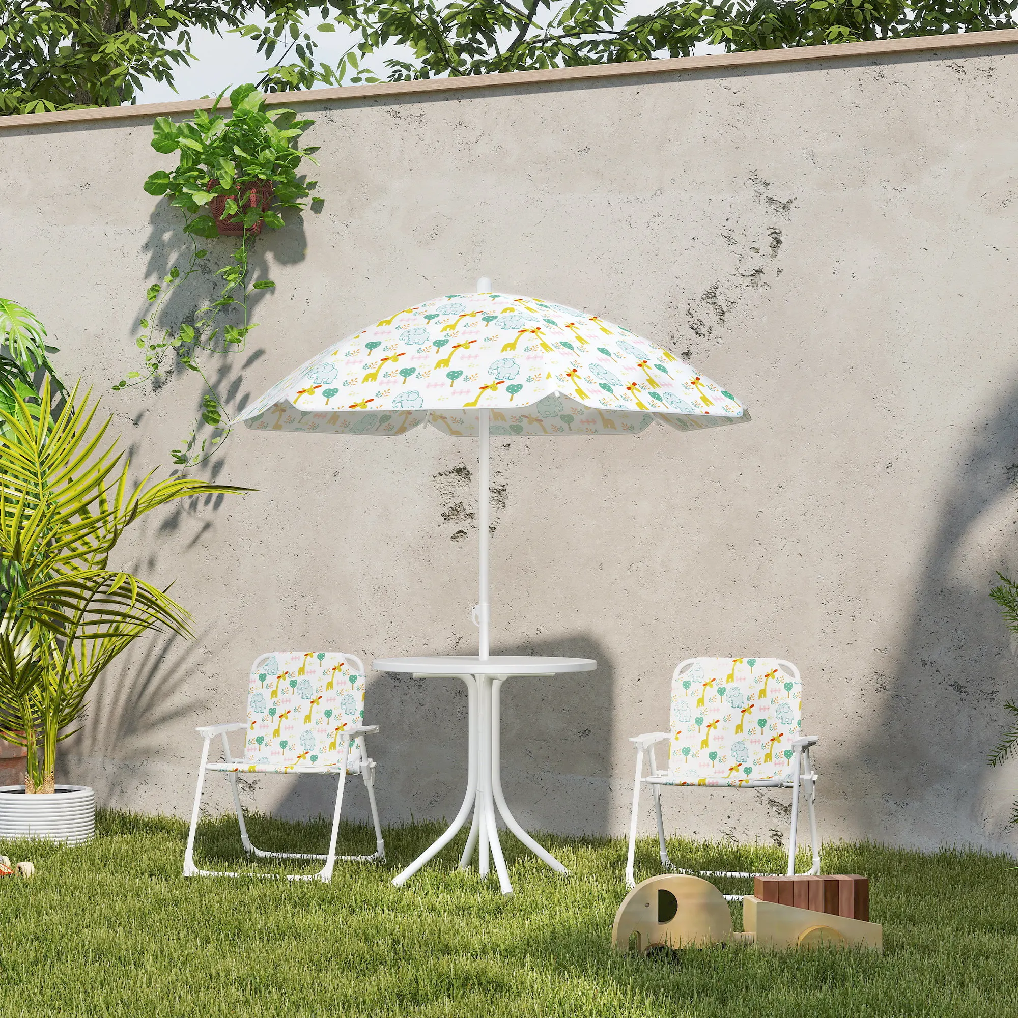 Kids Picnic Table and Chair Se - Kids Outdoor Table And Chairs With Umbrella recension och pris