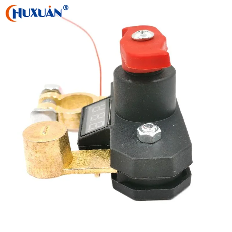 

[Q]Car Battery Disconnect Switch - Bidirectional Joint Can Rotate Power Disconnect Switch With Digital Display 12-24v