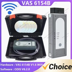 VAS 6154B V1.6 자동차 진단 도구 소프트웨어 OD-IS V6.2.0 프로그래밍 인터페이스 유지 보수 업데이트 USB/WiFi 최신 버전 1995년부터 2021년까지 VA-G에 대한 Works 무료 라이센스 사용 -25%