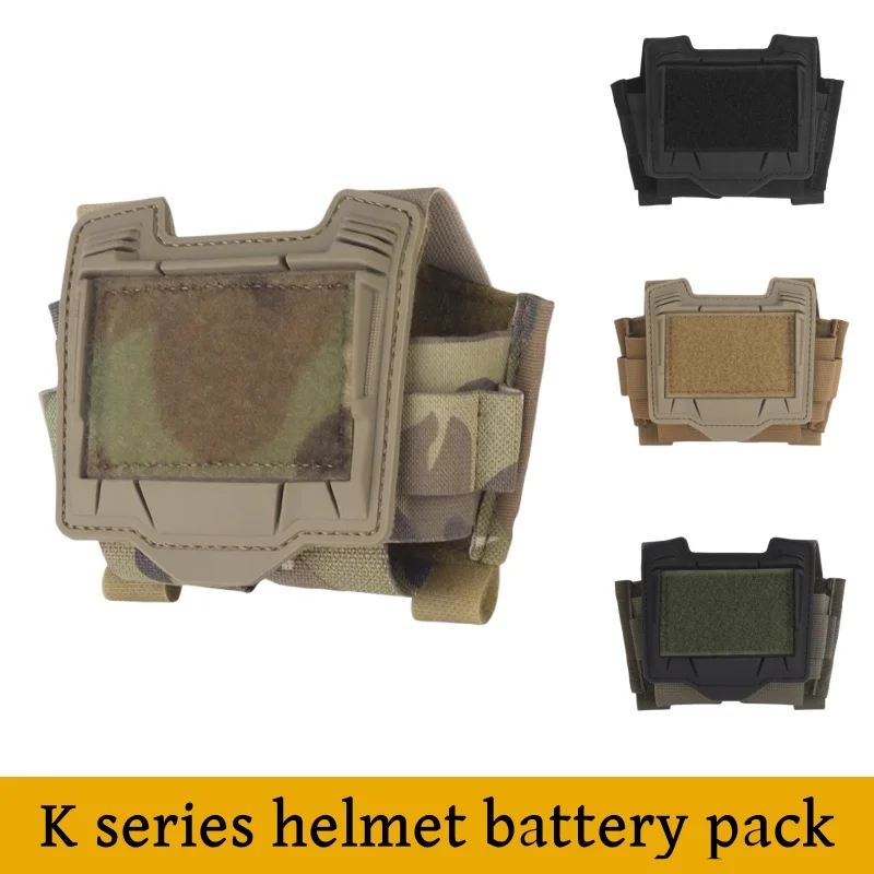 Camping Helmet Battery Pouch K Series Hunting Airsoft Fast Helmet PVS31 Battery Box Storage Counterweight Helmet Accessory Bag