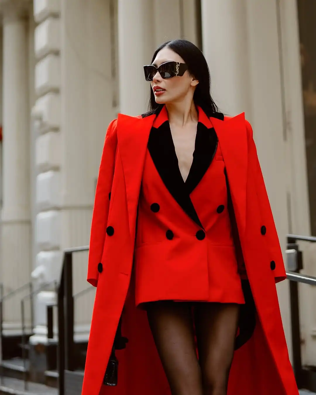 Elegant Women's Formal Dresses Suit Gowns Jacket and Long Over Jacket Coat For Female Double-Breasted 2 Pieces Suit Customized