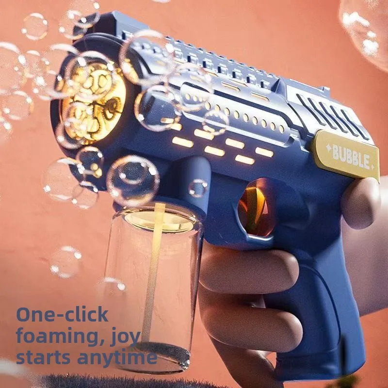 29-Hole Bazooka Bubble Gun Automatic Bubble Machine Handheld Porous Gatling Children's