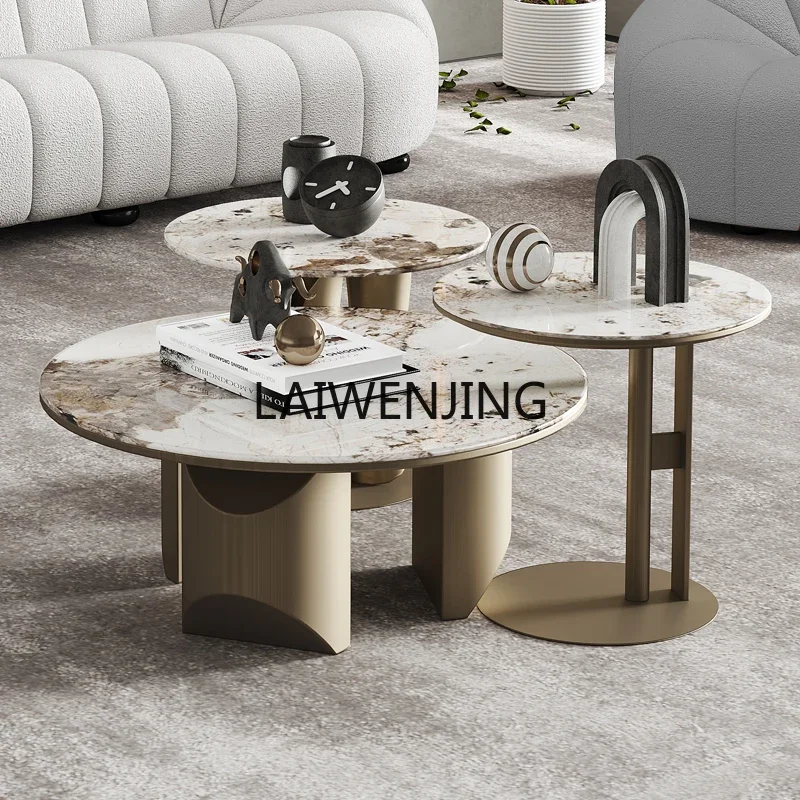 HLZ coffee table Pandora countertop round combination simple modern furniture