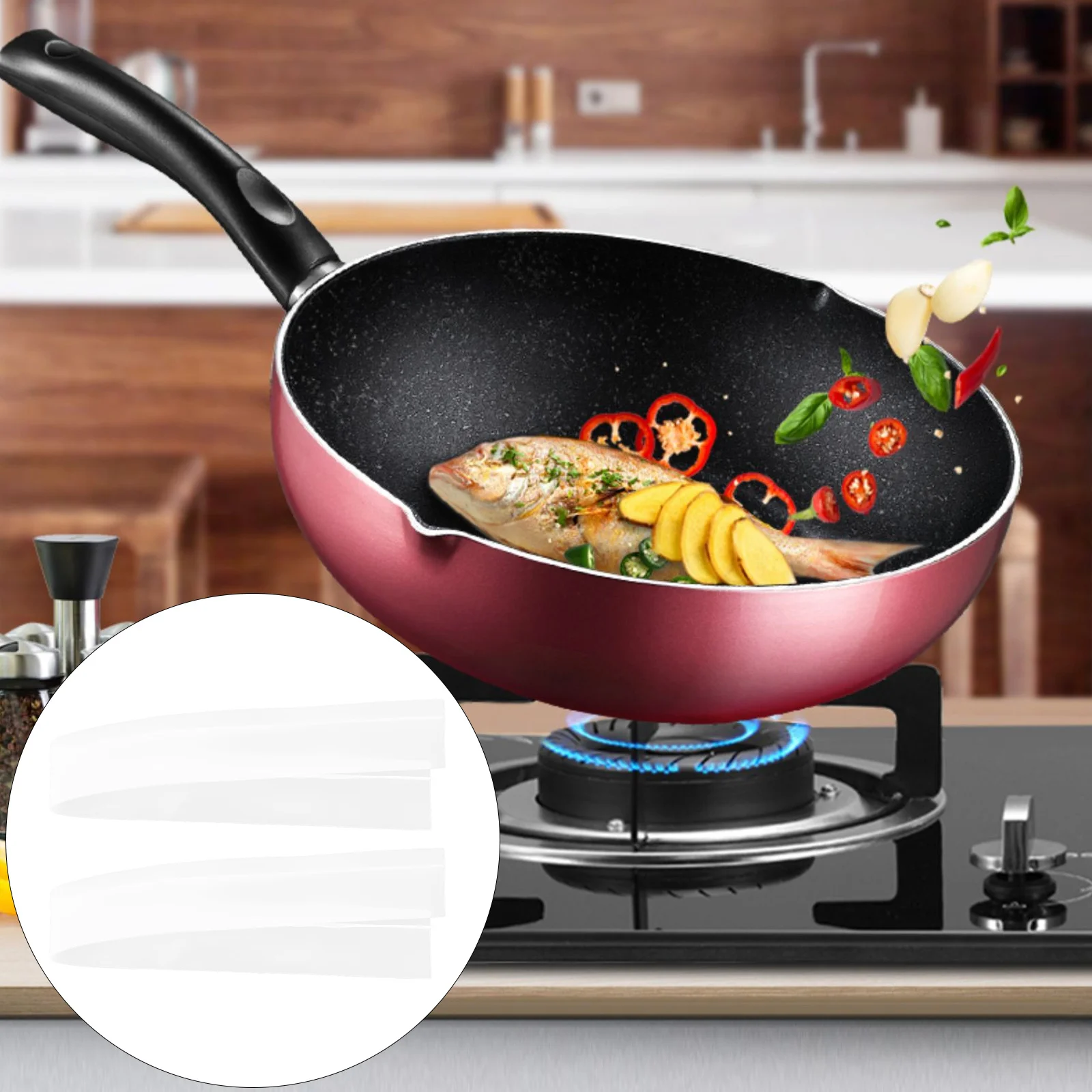 

2 шт., силиконовая крышка зазора, уплотнительная лента для счетчика плиты, лента для кухонной скамейки, термостойкая лента против отпечатков пальцев