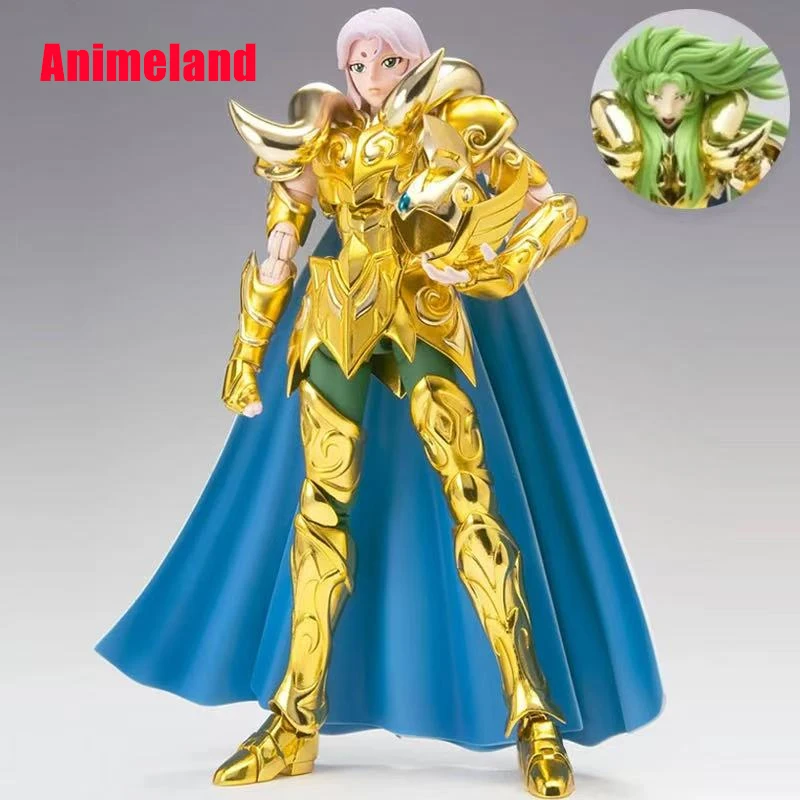 Figura de Acción Metal Club/MC Saint Seiya Myth Cloth EX Aries Mu con Cabeza de Shion, Caballeros del Zodíaco Dorados, en Stock