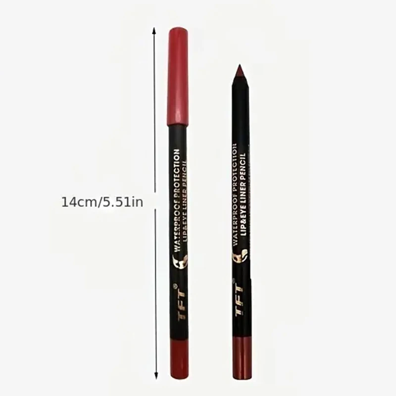 15 Colors Eyeliner Pencil , Multipurpose For Lip Liner Eyelid Eyeshadow Pencil, Waterproof Smudge Proof Pearly Eyeliner Gel Pen