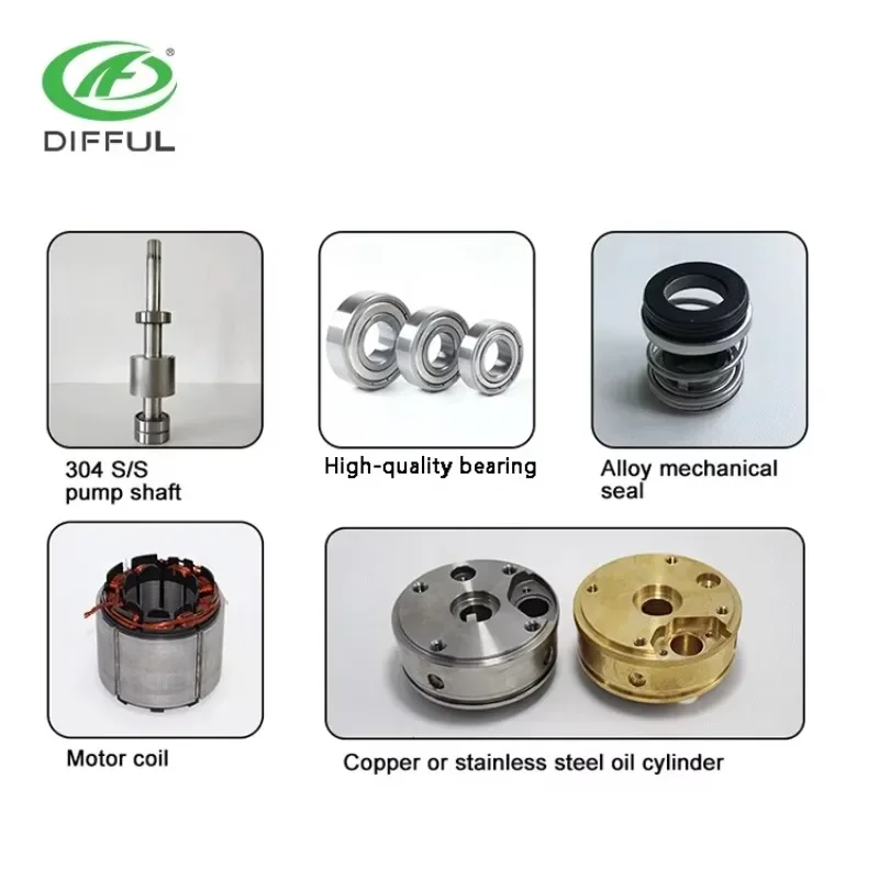 มอเตอร์ 48V DC พร้อมตัวควบคุม MPPT ปั๊มน้ำพลังงานแสงอาทิตย์แบบแรงดันสูงสำหรับระบบการเกษตรและการชลประทาน