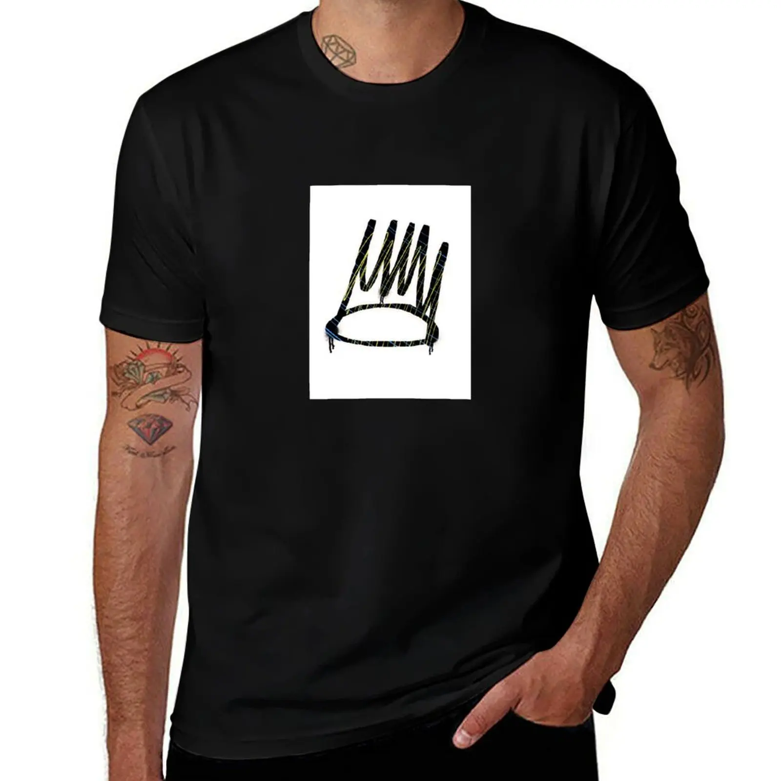 J Cole Crown T-Shirt Lightweight Print T-Shirt