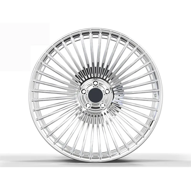 

Custom Forged Wheel 5 Spokes Aluminum Alloy Polish Chrome Wheels Rim Silver 5x120 18 19 20 21 22 23 24 26 High-Performance Wheel