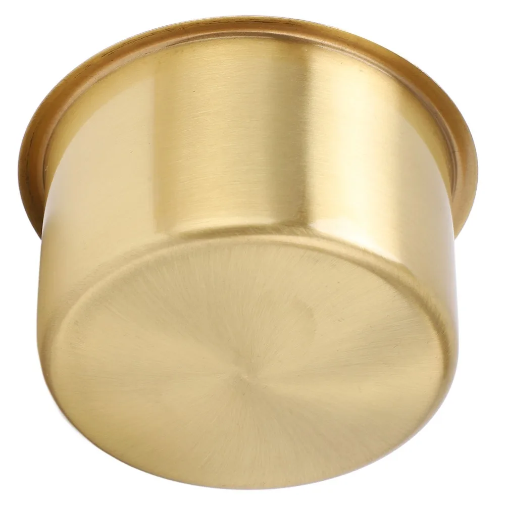Marine Grade Stainless Steel Water Cup Holder Brass Plating Cup Holder Marine Cup Holder Drink Bottle Stand Yacht
